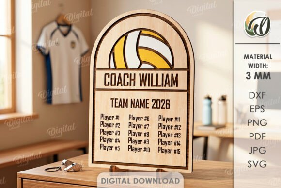 Download Sport Team Sign Laser Cut - Premium Resources