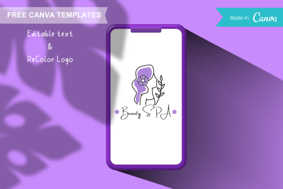 Download Canva Logo Templates - Beauty Hair Logo - Beauty hair Collection
