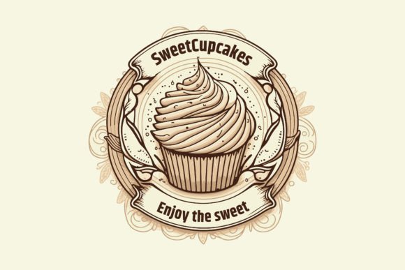 Download Cupcake Logo, Sweet Dessert - Cupcake logo Collection