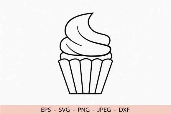 Download Cupcake Logo Svg Baker Dxf Cricut - Cupcake logo Collection
