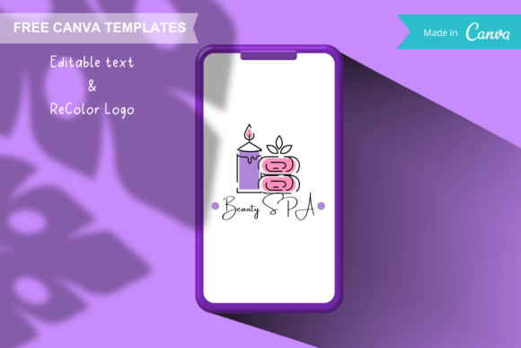 Download Canva Logo Templates - Candles and Towel - Towel Collection