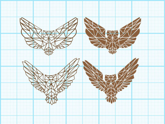 Download Owl Fly Geometrical Design - Geometrical design Collection